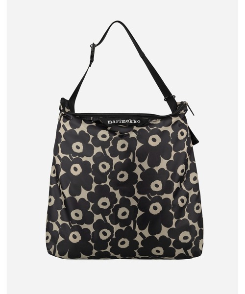 marimekko(マリメッコ)の「Mini Unikko / Neat Crossbody L(ショルダーバッグ・レディース・ブラック・FREE)」の1枚目の写真