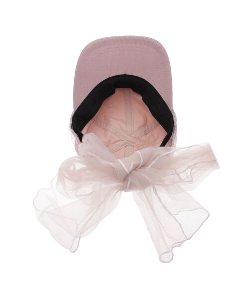 merry jenny(メリージェニー)の「チュールリボンcap(キャップ・レディース・ピンク/オフホワイト/ブラック・FREE)」の15枚目の写真