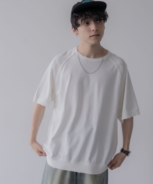 RAGEBLUE（レイジブルー）の「ヴィンテージライク/ピグメントダメージオーバーサイズTシャツ（Tシャツ/カットソー・メンズ・グレー/ホワイト/レッド・LARGE/MEDIUM）」の6枚目の写真