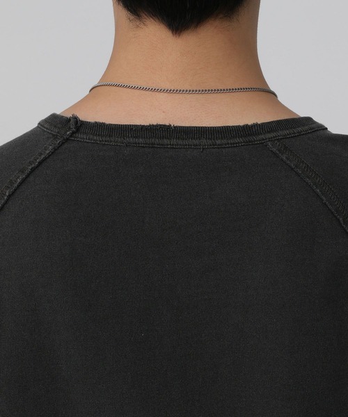 RAGEBLUE（レイジブルー）の「ヴィンテージライク/ピグメントダメージオーバーサイズTシャツ（Tシャツ/カットソー・メンズ・グレー/ホワイト/レッド・LARGE/MEDIUM）」の18枚目の写真