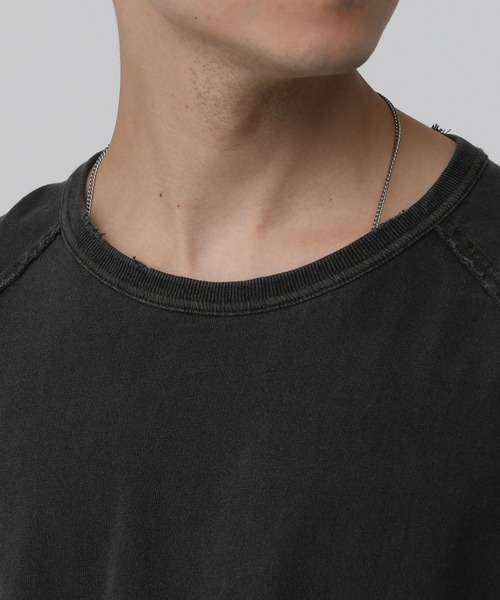 RAGEBLUE（レイジブルー）の「ヴィンテージライク/ピグメントダメージオーバーサイズTシャツ（Tシャツ/カットソー・メンズ・グレー/ホワイト/レッド・LARGE/MEDIUM）」の19枚目の写真