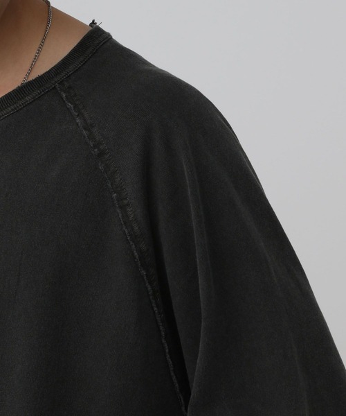 RAGEBLUE（レイジブルー）の「ヴィンテージライク/ピグメントダメージオーバーサイズTシャツ（Tシャツ/カットソー・メンズ・グレー/ホワイト/レッド・LARGE/MEDIUM）」の20枚目の写真