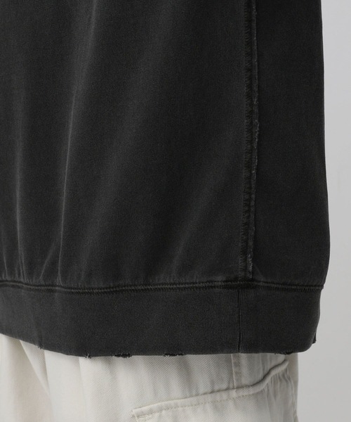 RAGEBLUE（レイジブルー）の「ヴィンテージライク/ピグメントダメージオーバーサイズTシャツ（Tシャツ/カットソー・メンズ・グレー/ホワイト/レッド・LARGE/MEDIUM）」の22枚目の写真