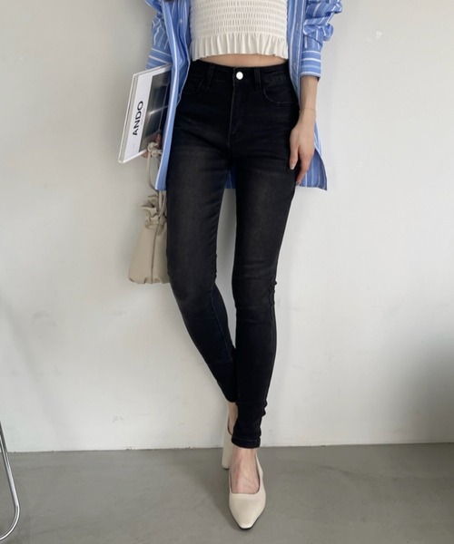 セール】ベーシック スキニー デニム パンツ（デニムパンツ