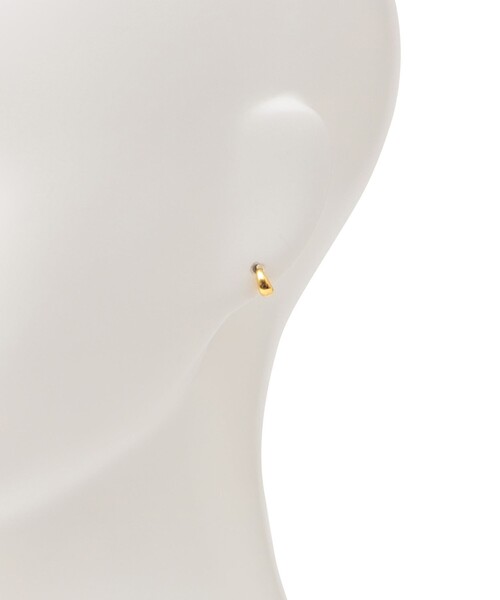 SHIPS(シップス)の「ミニ フープ 淡水 パール キャッチ ピアス(ピアス(両耳用)・レディース・ゴールド/シルバー・ONE SIZE)」の4枚目の写真