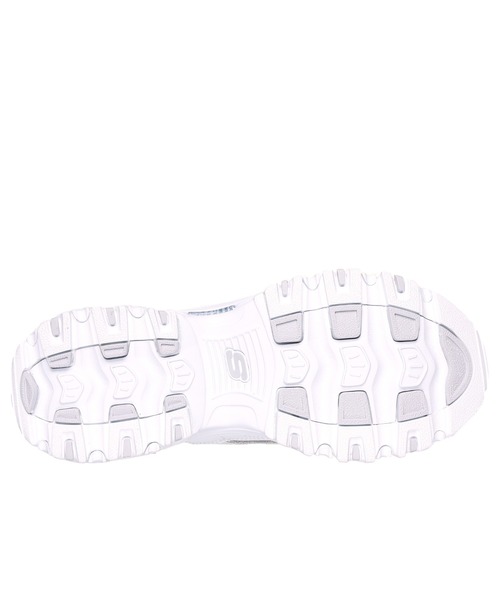 SKECHERS（スケッチャーズ）の「スケッチャーズ ハンズフリースリップインズ：ディーライツ ニューシーン（スリッポン・レディース・ホワイト×シルバー・23cm/23.5cm/24cm/24.5cm/22.5cm/25cm）」の5枚目の写真