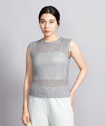 BEAUTY&YOUTH UNITED ARROWS | コイルリブニット ノースリーブプルオーバー 2/SILVER(ニット/セーター)