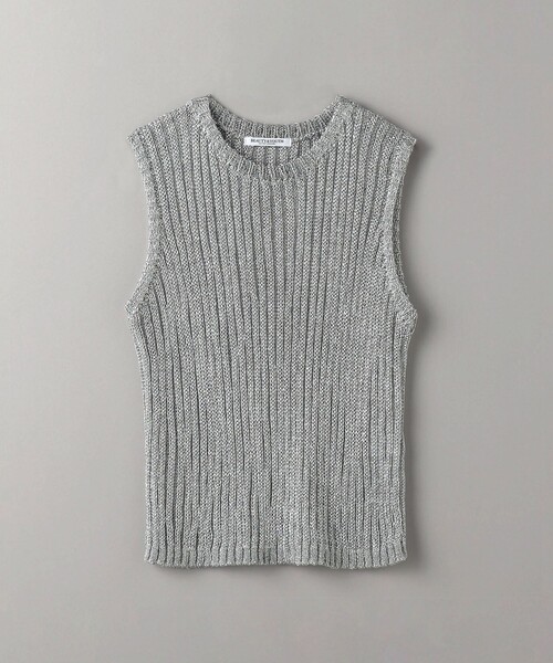 BEAUTY&YOUTH UNITED ARROWS（ビューティーアンドユースユナイテッドアローズ）の「コイルリブニット ノースリーブプルオーバー 2/SILVER（ニット/セーター・レディース・シルバー・FREE）」の8枚目の写真