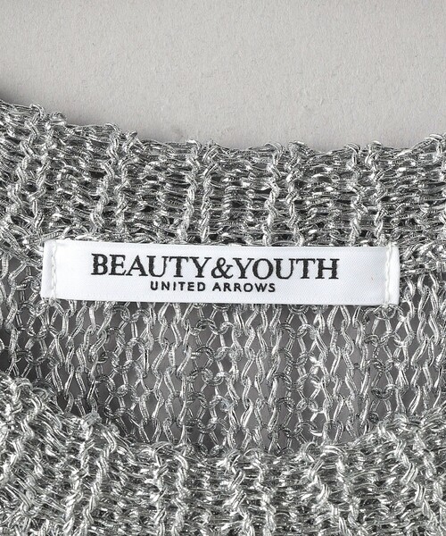 BEAUTY&YOUTH UNITED ARROWS（ビューティーアンドユースユナイテッドアローズ）の「コイルリブニット ノースリーブプルオーバー 2/SILVER（ニット/セーター・レディース・シルバー・FREE）」の13枚目の写真