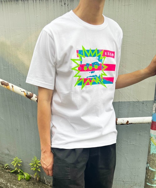 R.R.G.S（アールアールジーエス）の「KENEDDY TEE（Tシャツ/カットソー・メンズ・ブラック/ホワイト・S/M/L/XL）」の5枚目の写真