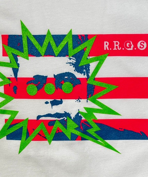 R.R.G.S（アールアールジーエス）の「KENEDDY TEE（Tシャツ/カットソー・メンズ・ブラック/ホワイト・S/M/L/XL）」の8枚目の写真