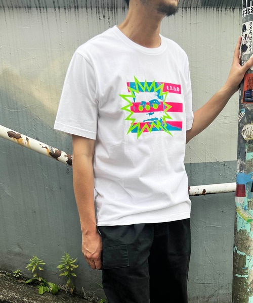 R.R.G.S（アールアールジーエス）の「KENEDDY TEE（Tシャツ/カットソー・メンズ・ブラック/ホワイト・S/M/L/XL）」の10枚目の写真
