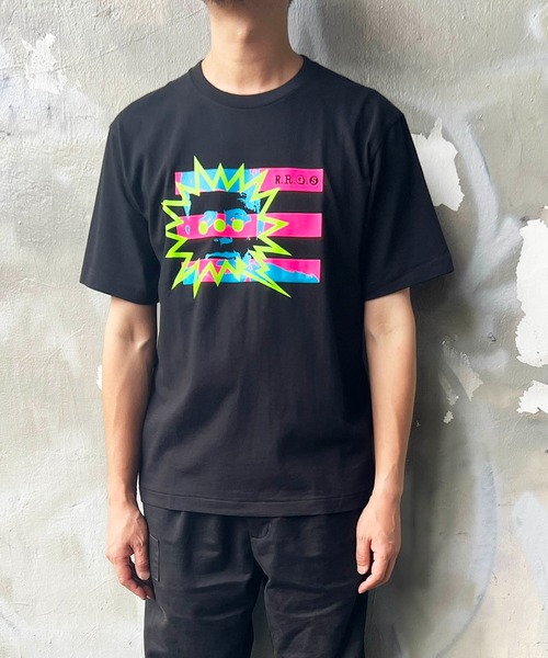 R.R.G.S（アールアールジーエス）の「KENEDDY TEE（Tシャツ/カットソー・メンズ・ブラック/ホワイト・S/M/L/XL）」の13枚目の写真