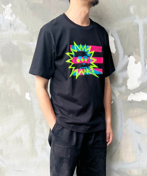 R.R.G.S（アールアールジーエス）の「KENEDDY TEE（Tシャツ/カットソー・メンズ・ブラック/ホワイト・S/M/L/XL）」の14枚目の写真