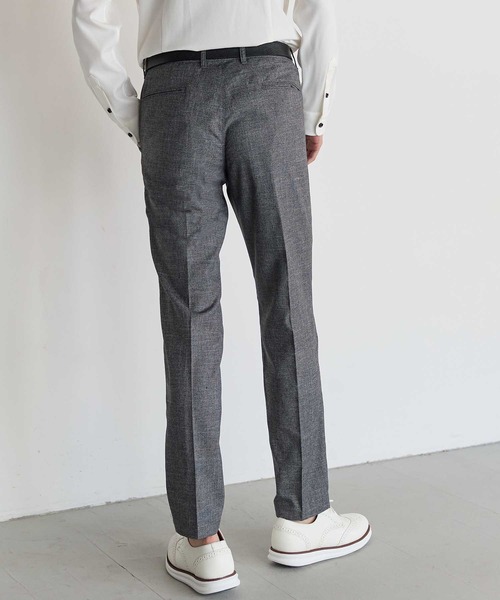 UNION STATION(ユニオンステーション)の「メランジスラックスパンツ【セットアップ対応】(スラックス・メンズ・グレー/ネイビー・L/M/S/LL)」の5枚目の写真