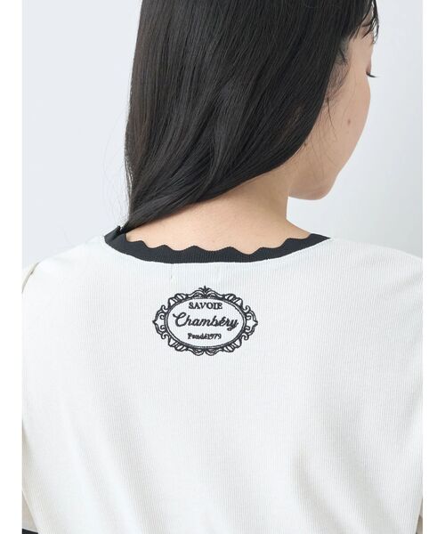 セール】バイカラースカラッププルオーバー（Tシャツ/カットソー