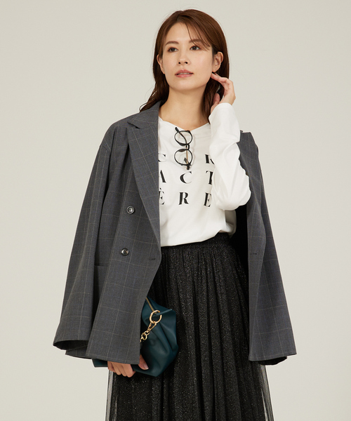 abahouse mavie(アバハウスマヴィ)の「【定番/長袖】ロゴロンT(Tシャツ/カットソー・レディース・グレー系その他/ホワイト系その他2/ホワイト系その他/ブラック系その他/ホワイト系その他3/グレー系その他2・フリー)」の20枚目の写真