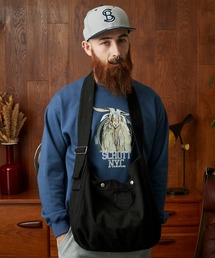 Schott（ショット）の「Schott/ショット/COLOR FLOCKY GOAT CREW SWEAT/カラーフロッキー ゴート クルースウェット（スウェット）」