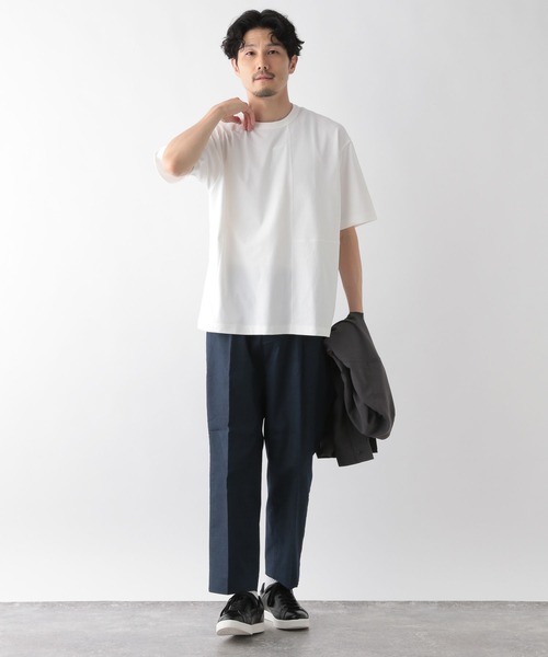 GLOBAL WORK(グローバルワーク)の「サラサラ快適DRY切り替えTEE2/986826(Tシャツ/カットソー・メンズ・ブラック/チャコール/ホワイト・MEDIUM/SMALL/X-LARGE/LARGE)」の10枚目の写真