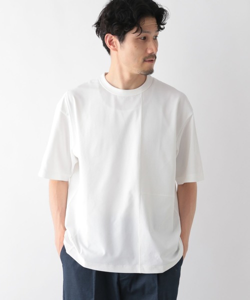 GLOBAL WORK(グローバルワーク)の「サラサラ快適DRY切り替えTEE2/986826(Tシャツ/カットソー・メンズ・ブラック/チャコール/ホワイト・MEDIUM/SMALL/X-LARGE/LARGE)」の8枚目の写真