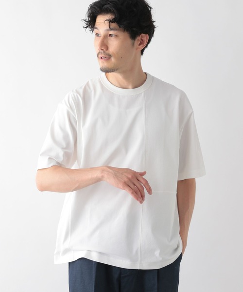 GLOBAL WORK(グローバルワーク)の「サラサラ快適DRY切り替えTEE2/986826(Tシャツ/カットソー・メンズ・ブラック/チャコール/ホワイト・MEDIUM/SMALL/X-LARGE/LARGE)」の7枚目の写真
