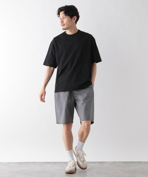 GLOBAL WORK(グローバルワーク)の「サラサラ快適DRY切り替えTEE2/986826(Tシャツ/カットソー・メンズ・ブラック/チャコール/ホワイト・MEDIUM/SMALL/X-LARGE/LARGE)」の6枚目の写真