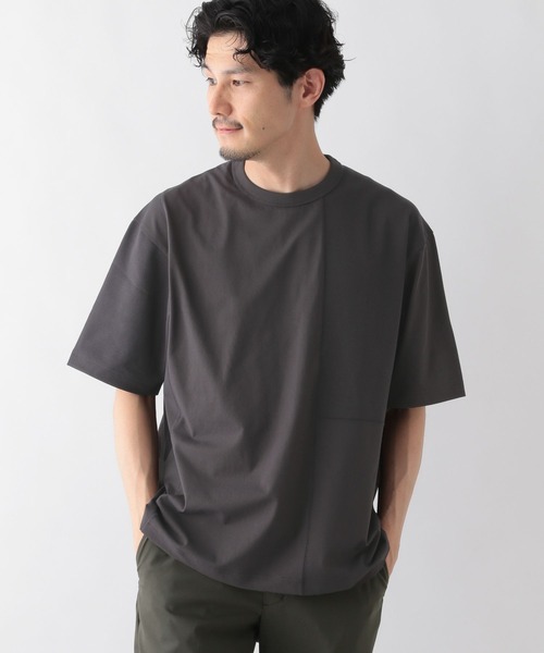 GLOBAL WORK(グローバルワーク)の「サラサラ快適DRY切り替えTEE2/986826(Tシャツ/カットソー・メンズ・ブラック/チャコール/ホワイト・MEDIUM/SMALL/X-LARGE/LARGE)」の22枚目の写真