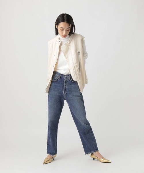 STERNBERG(スタンバーグ)の「AGOLDE/90sCROPデニム(デニムパンツ・レディース・ブルー・MEDIUM/SMALL)」の2枚目の写真