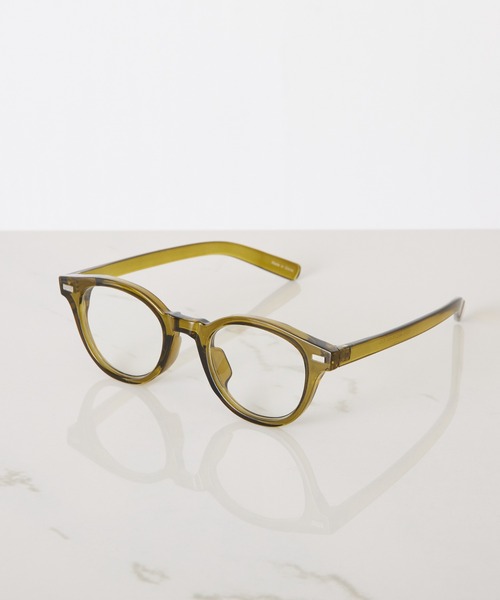 PAPILLONNER（パピヨネ）の「クリアフレーム（サングラス・レディース・グリーン/ブラック・FREE）」の10枚目の写真