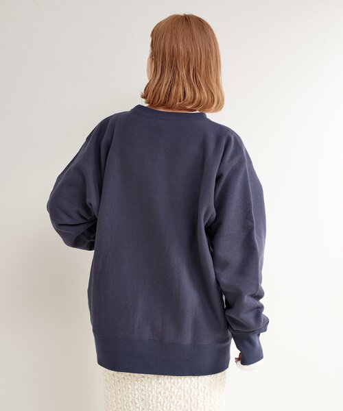 Champion(チャンピオン)の「Champion/チャンピオン 別注 REVERSE WEAVE プルオーバー(スウェット・レディース・チャコールグレー/ベージュ/ネイビー/グリーン・FREE)」の22枚目の写真