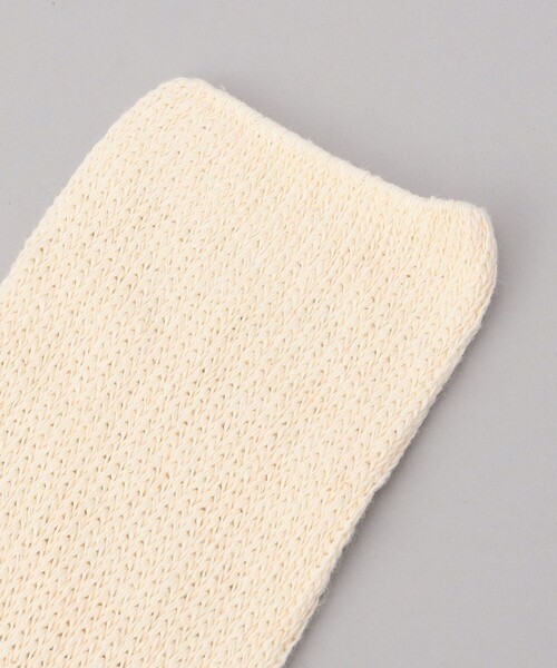 Railroad Sock（レイルロードソック）の「【お得な２足セット】Railroad sock　無地クルーソックス（ソックス/靴下・レディース・ナチュラル/ホワイト・FREE）」の3枚目の写真