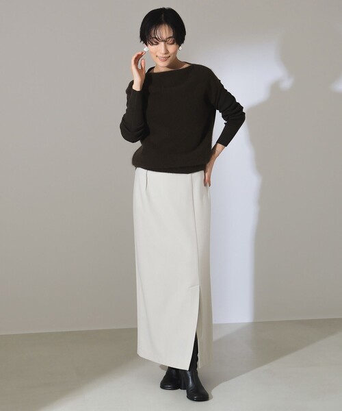 【セール】フラッフィ ボートネック プルオーバー（ニット/セーター）｜Demi-Luxe BEAMS（デミルクス ビームス）