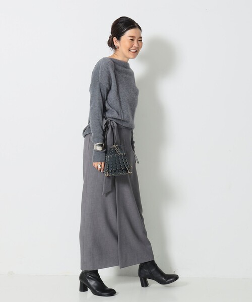 【セール】フラッフィ ボートネック プルオーバー（ニット/セーター）｜Demi-Luxe BEAMS（デミルクス ビームス）