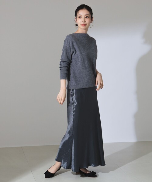 【セール】フラッフィ ボートネック プルオーバー（ニット/セーター）｜Demi-Luxe BEAMS（デミルクス ビームス）