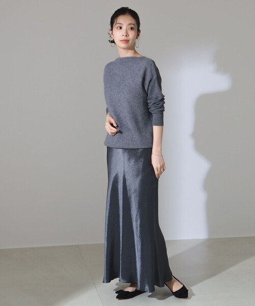 【セール】フラッフィ ボートネック プルオーバー（ニット/セーター）｜Demi-Luxe BEAMS（デミルクス ビームス）