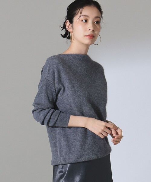 【セール】フラッフィ ボートネック プルオーバー（ニット/セーター）｜Demi-Luxe BEAMS（デミルクス ビームス）