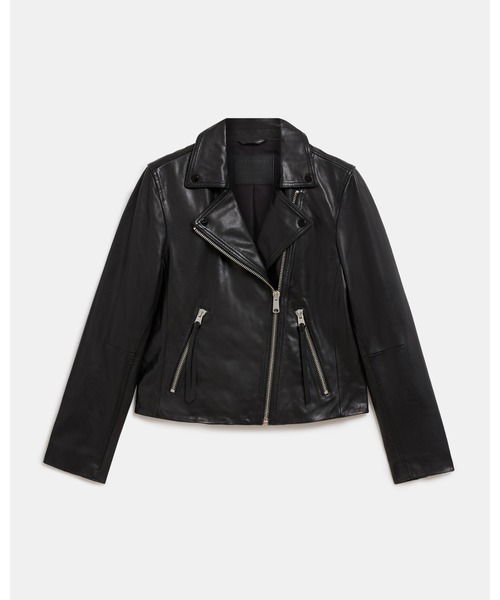 DALBY SLIM FIT LEATHER BIKER JACKET | DALBY スリム フィット