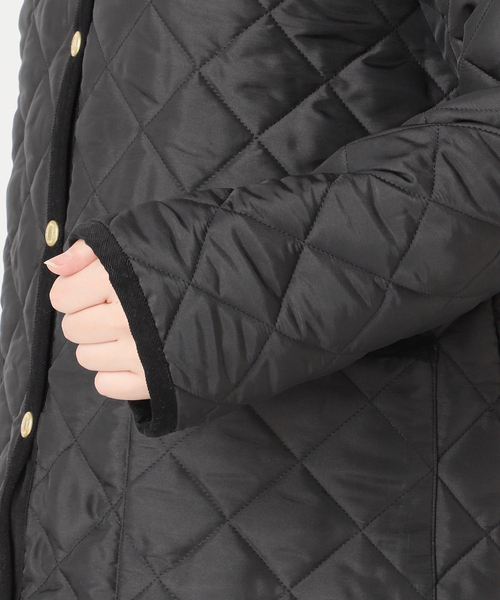 Traditional Weatherwear(トラディショナルウェザーウェア)の「【TRADITIONAL WEATHERWEAR】ARKLEY MIDDLE A-LINE L242APQCO0386AA(その他アウター・レディース・ブラック/ネイビー・32/34)」の9枚目の写真