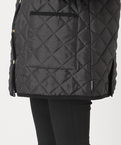 Traditional Weatherwear(トラディショナルウェザーウェア)の「【TRADITIONAL WEATHERWEAR】ARKLEY MIDDLE A-LINE L242APQCO0386AA(その他アウター・レディース・ブラック/ネイビー・32/34)」の11枚目の写真