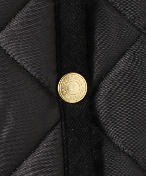 Traditional Weatherwear(トラディショナルウェザーウェア)の「【TRADITIONAL WEATHERWEAR】ARKLEY MIDDLE A-LINE L242APQCO0386AA(その他アウター・レディース・ブラック/ネイビー・32/34)」の14枚目の写真