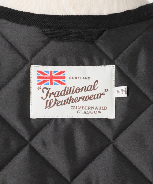 Traditional Weatherwear(トラディショナルウェザーウェア)の「【TRADITIONAL WEATHERWEAR】ARKLEY MIDDLE A-LINE L242APQCO0386AA(その他アウター・レディース・ブラック/ネイビー・32/34)」の15枚目の写真