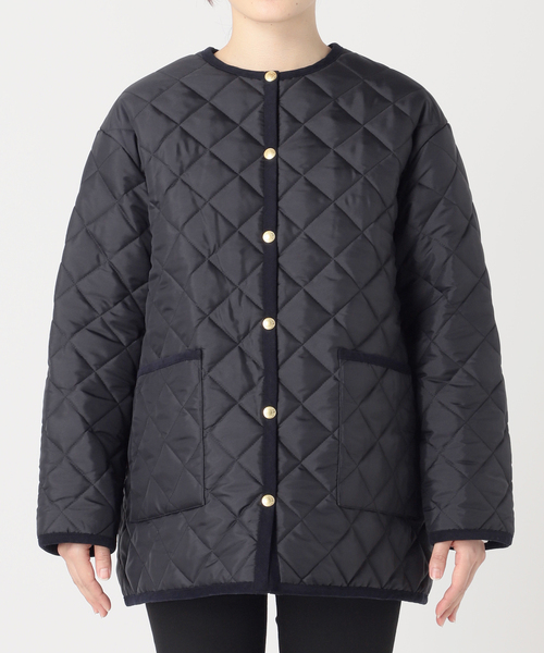 Traditional Weatherwear(トラディショナルウェザーウェア)の「【TRADITIONAL WEATHERWEAR】ARKLEY MIDDLE A-LINE L242APQCO0386AA(その他アウター・レディース・ブラック/ネイビー・32/34)」の17枚目の写真