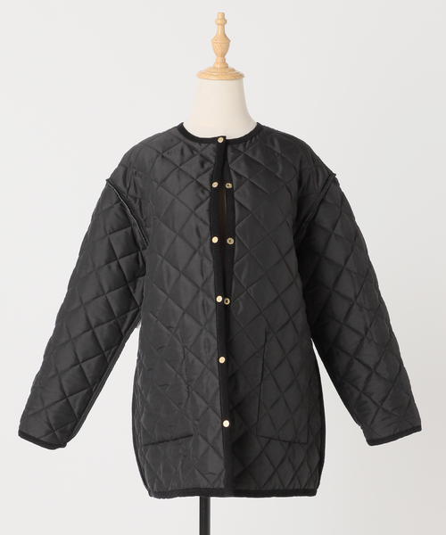 Traditional Weatherwear(トラディショナルウェザーウェア)の「【TRADITIONAL WEATHERWEAR】ARKLEY MIDDLE A-LINE L242APQCO0386AA(その他アウター・レディース・ブラック/ネイビー・32/34)」の19枚目の写真