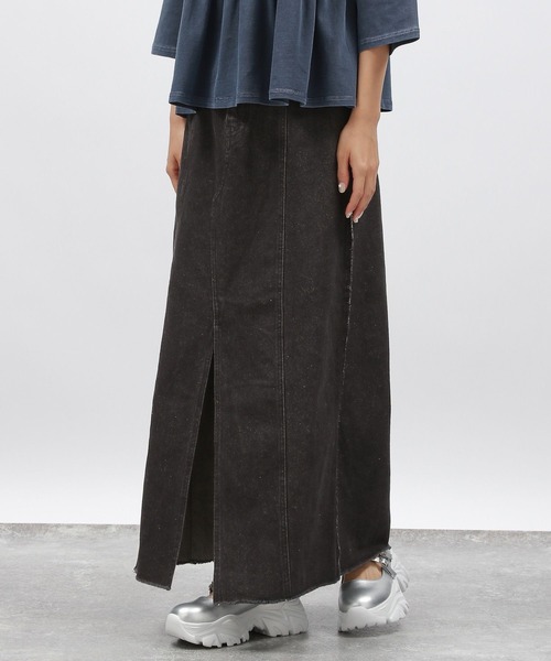 LAKOLE(ラコレ)の「アウトシームデニムスカート / 138701(デニムスカート・レディース・ブラック/ライトブルー/アクア・SMALL/MEDIUM/LARGE)」の10枚目の写真