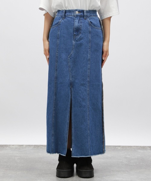 LAKOLE(ラコレ)の「アウトシームデニムスカート / 138701(デニムスカート・レディース・ブラック/ライトブルー/アクア・SMALL/MEDIUM/LARGE)」の22枚目の写真