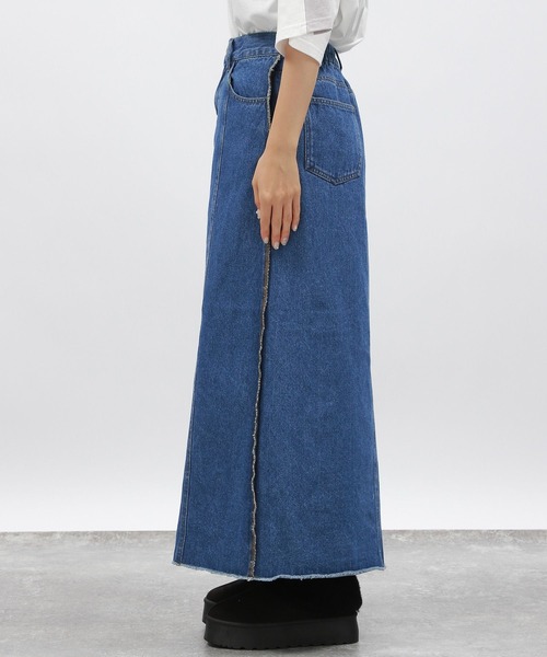 LAKOLE(ラコレ)の「アウトシームデニムスカート / 138701(デニムスカート・レディース・ブラック/ライトブルー/アクア・SMALL/MEDIUM/LARGE)」の21枚目の写真