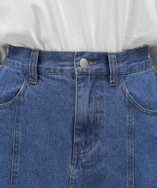 LAKOLE(ラコレ)の「アウトシームデニムスカート / 138701(デニムスカート・レディース・ブラック/ライトブルー/アクア・SMALL/MEDIUM/LARGE)」の19枚目の写真