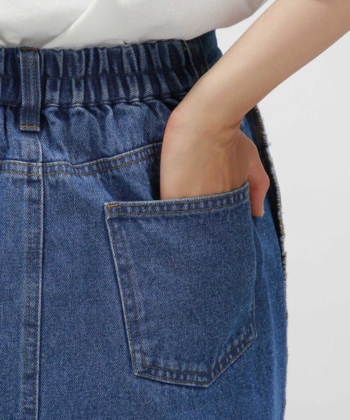 LAKOLE(ラコレ)の「アウトシームデニムスカート / 138701(デニムスカート・レディース・ブラック/ライトブルー/アクア・SMALL/MEDIUM/LARGE)」の15枚目の写真