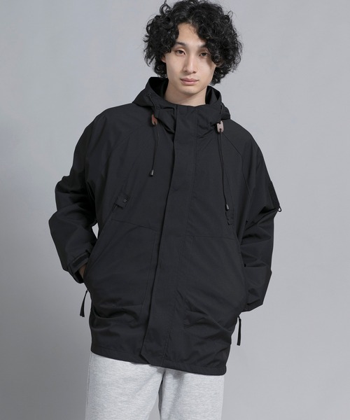 aimoha(アイモハ)の「aimoha men Urban Explorer Windbreaker(マウンテンパーカー・メンズ・ベージュ/ブラック・MEDIUM/LARGE/X-LARGE/XX-LARGE/XXX-LARGE)」の6枚目の写真
