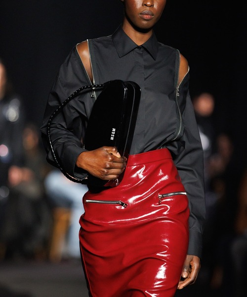 MSGM(エムエスジーエム)の「ジップディテール ポプリンシャツ(シャツ/ブラウス・レディース・ブラック・38)」の8枚目の写真